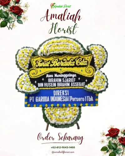 Papan Bunga Duka di Rowokembu